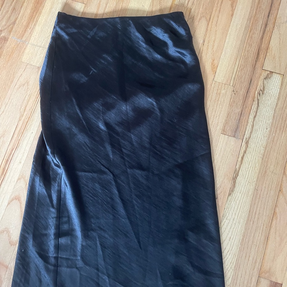 asos silk maxi skirt